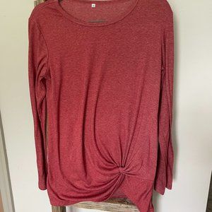 Amazon Red Blouse